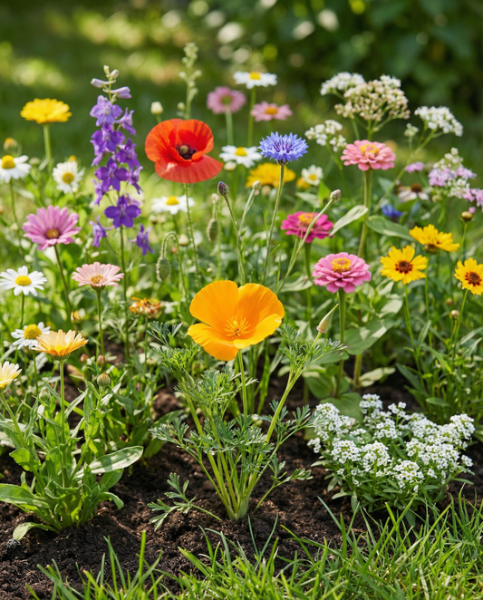 Summer Mix Para Pleno Sol 20 A 80 Cm – sementes de flores anuais da SeedsChoice