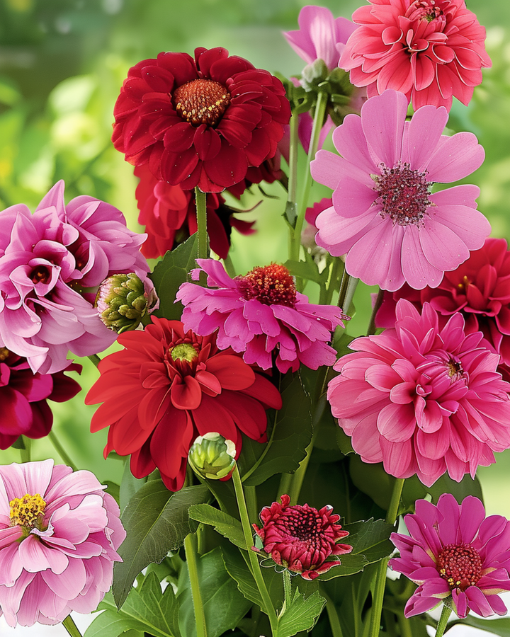 Sementes de flores de verão Pink Red Mix Blend – flor anual