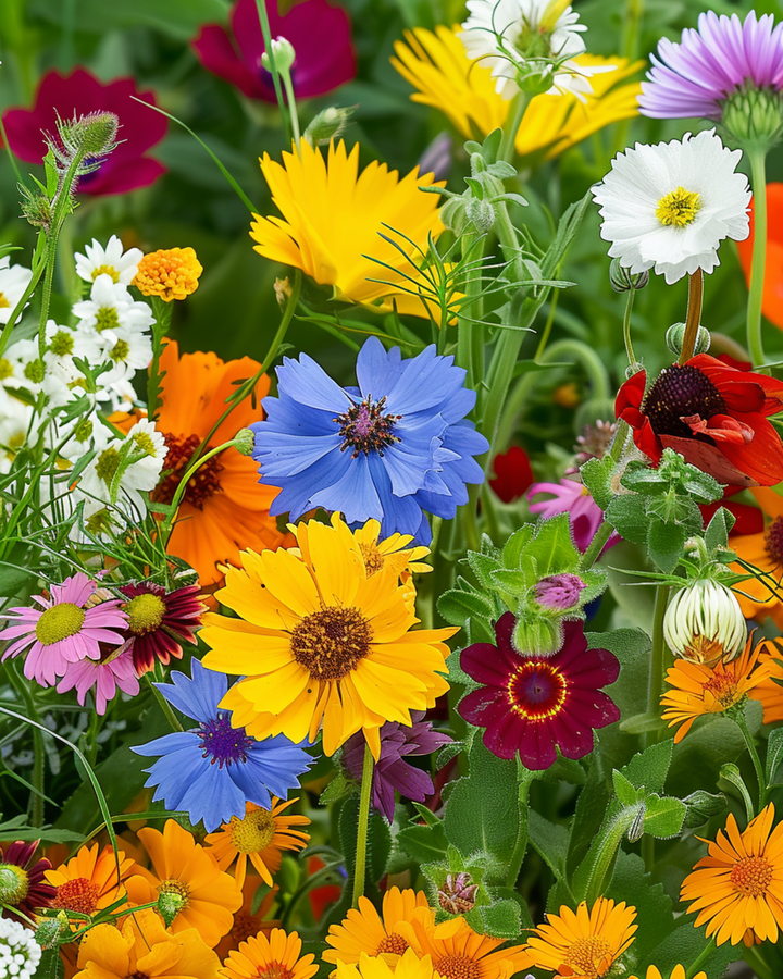 Sementes de Mix Comestível para Pleno Sol 40-80 cm – flor anual