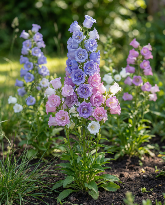 Canterbury Bells Double Flowered (Campanula medium) – biennial flower seeds from SeedsChoice