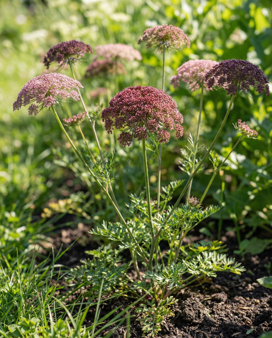 Cenoura Ornamental Vermelha Dara (Daucus carota) – sementes de vegetal bienal da SeedsChoice