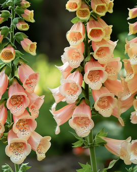 Sementes Digitalis Dalmatian Peach Bienal Digitalis Dalmatian F1