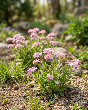 Miosótis Victoria Pink (Myosotis alpestris) – sementes de flor bienal da SeedsChoice