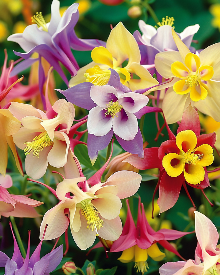 Sementes de Aquilégia Mrs Scott Elliott (Aquilegia vulgaris) – perene