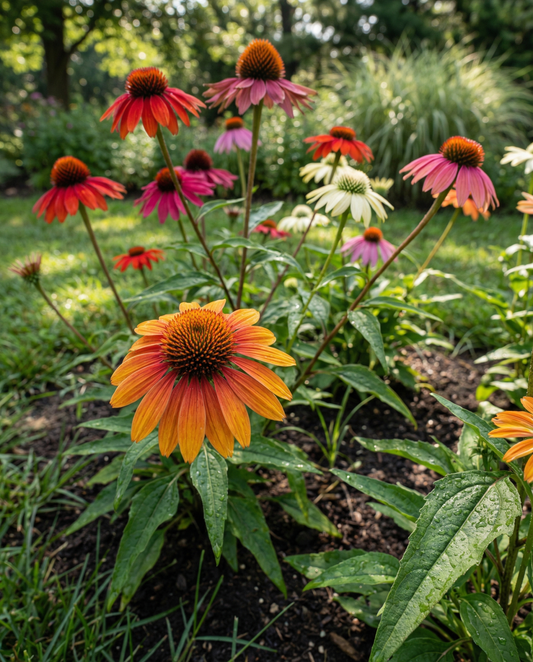 Sementes de coneflower Cheyenne Spirit Mix (Echinacea hybrida) – sementes de flor perene da SeedsChoice