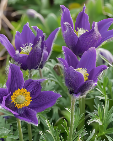 Sementes de pasque (Pulsatilla vulgaris) – flor perene