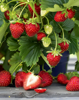 Sementes de morango Ruby Ann F1 Fragaria ananassa anuais