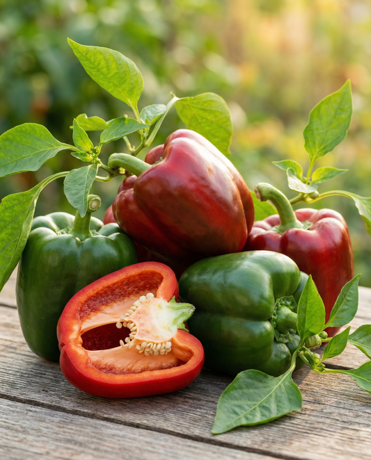 Sementes de pimento doce Yolo Wonder (Capsicum annuum) – vegetal anual da SeedsChoice
