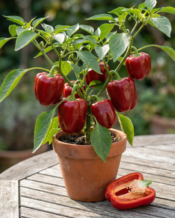 Pimento doce Redskin F1 (Capsicum annuum) – sementes de legume anual da SeedsChoice