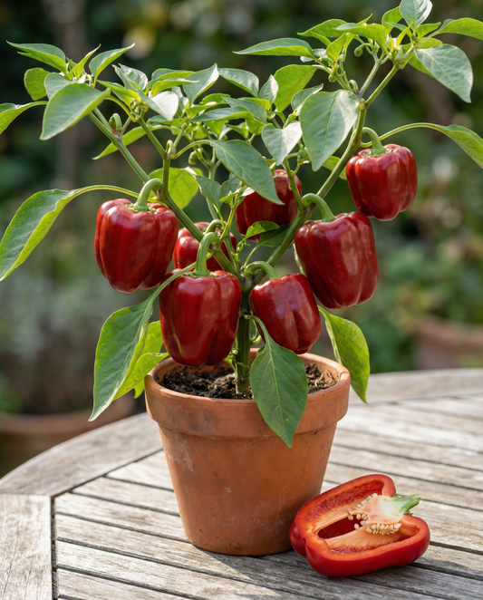 Pimento doce Redskin F1 (Capsicum annuum) – sementes de legume anual da SeedsChoice