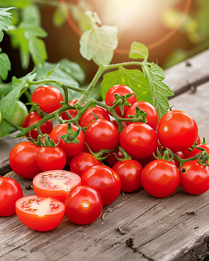 Sementes de tomate-cereja Cerise (Solanum lycopersicum) – legume anual