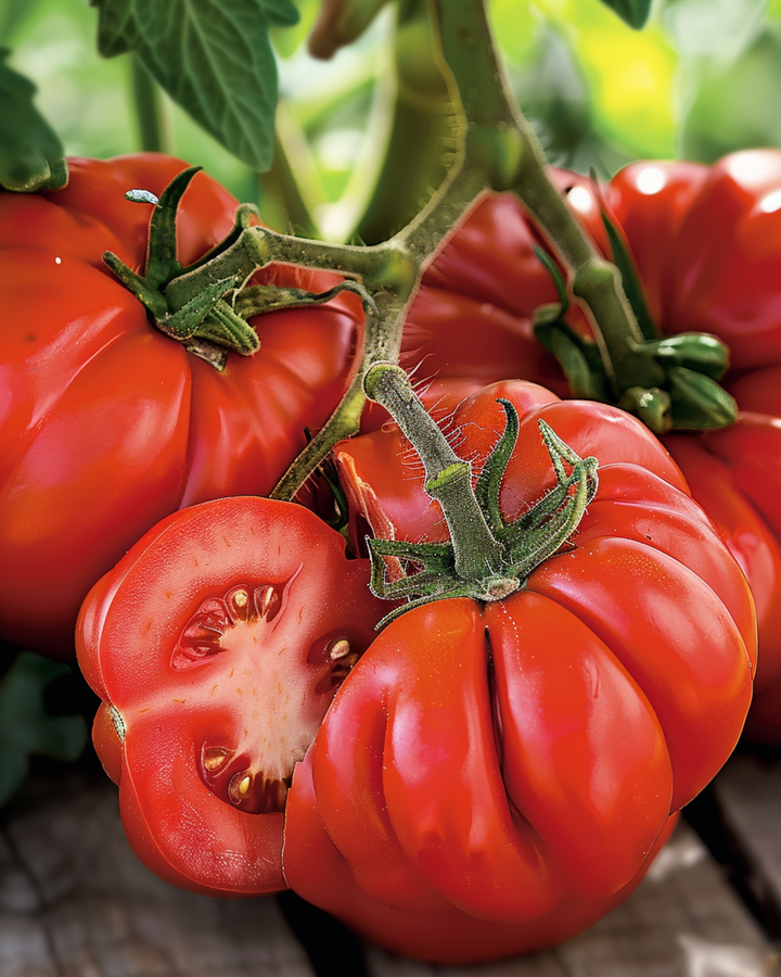 Sementes de tomate beef Marmande (Solanum lycopersicum) – hortícola anual