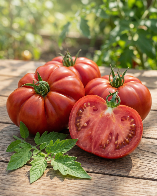 Sementes de tomate beef Marmande (Solanum lycopersicum) – hortícola anual da SeedsChoice