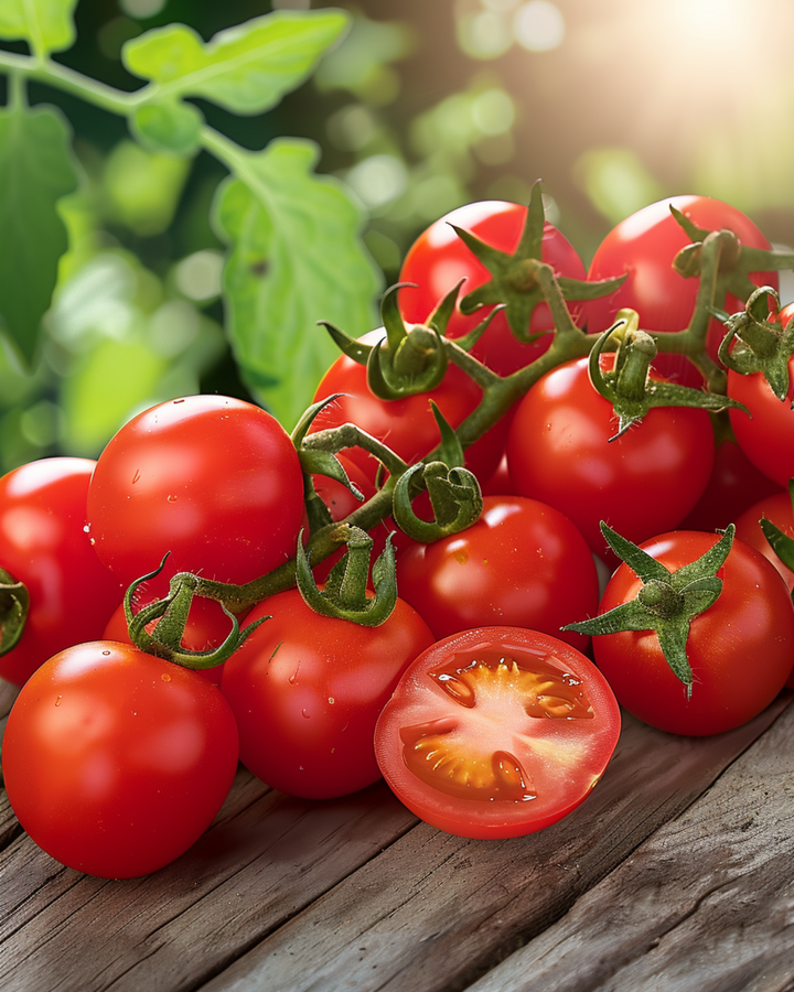 Sementes de Tomate Cereja Anão Tiny Tim (Solanum lycopersicum) – hortaliça anual