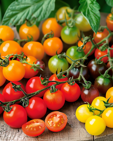Sementes de Pack Misto de Tomate-cereja (Solanum lycopersicum) – legume anual
