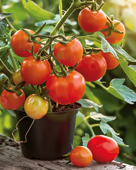 Sementes de tomate-arbusto Maja Solanum lycopersicum variedade anual