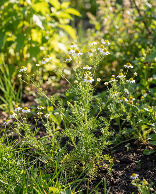 Camomila (Matricaria chamomilla) – sementes de erva aromática anual da SeedsChoice