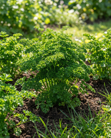 Salsa Moss Curled (Petroselinum crispum) – sementes de erva anual da SeedsChoice