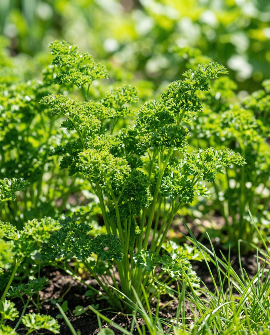 Salsa Bravour (Petroselinum crispum) – sementes de erva bienal da SeedsChoice