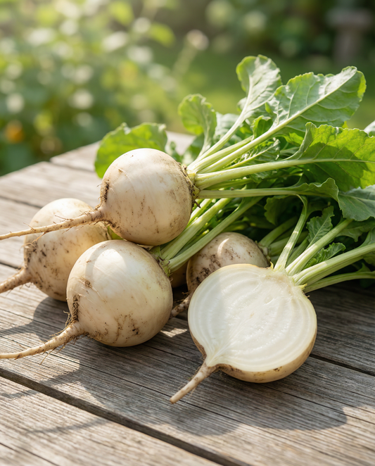 Beterraba branca Albina Vereduna (Beta vulgaris) – sementes de legume anual da SeedsChoice