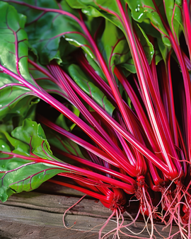 Sementes de acelga Beta Vulgaris anual Red Chard Micro Leaf