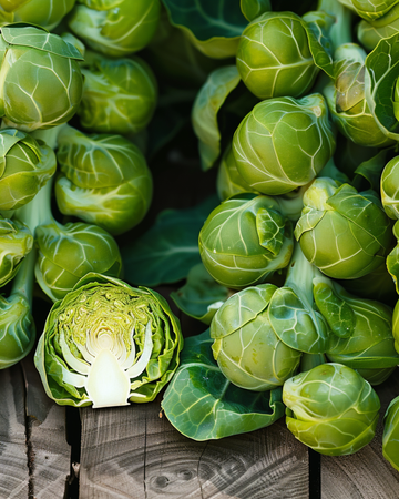 Sementes de couve-de-bruxelas Groninger (Brassica oleracea) – anual
