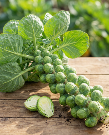 Couve de Bruxelas Groninger (Brassica oleracea) – sementes anuais da SeedsChoice
