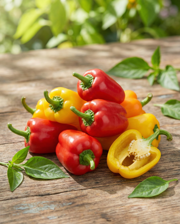 Pimiento dulce baby mezcla Tinkerbell (Capsicum annuum) – semillas de hortaliza anual de SeedsChoice