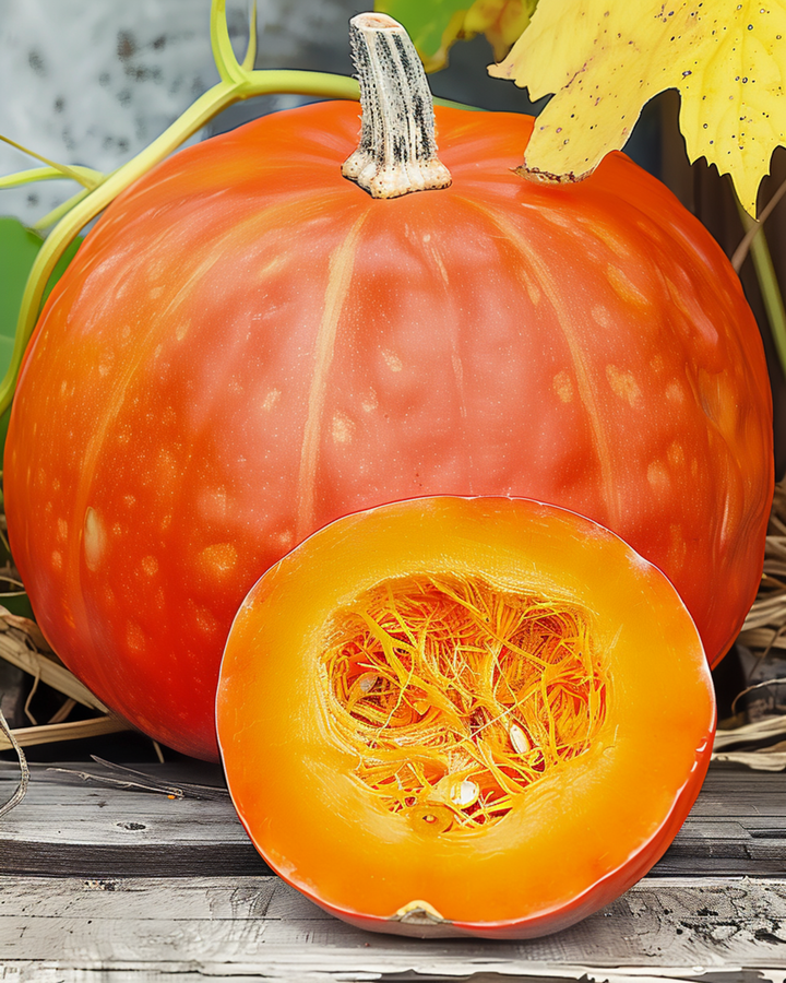Sementes de abóbora Rouge Vif Detampes (Cucurbita maxima) – legume anual