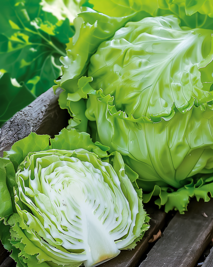 Sementes de alface iceberg Great Lakes 118 (Lactuca sativa) – vegetal anual