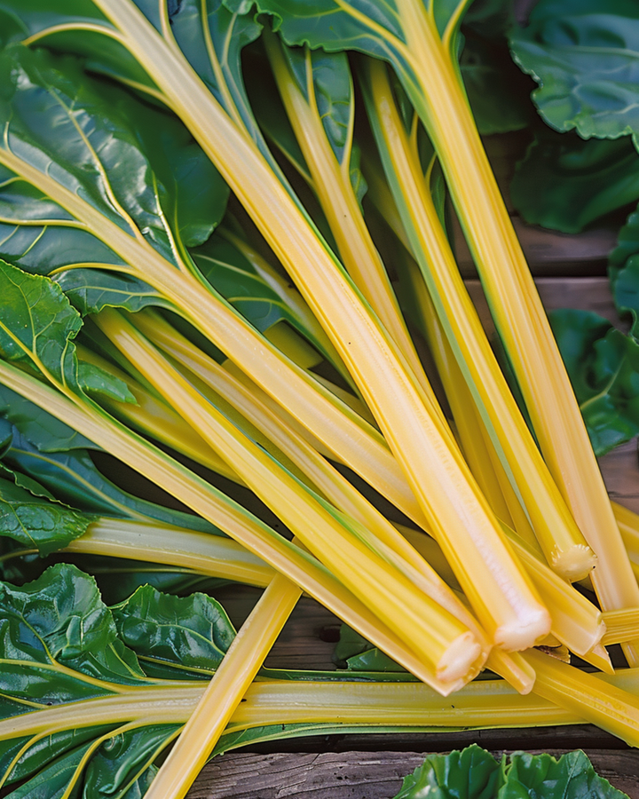 Sementes de Swiss Chard Yellow (Beta vulgaris) – hortaliça anual