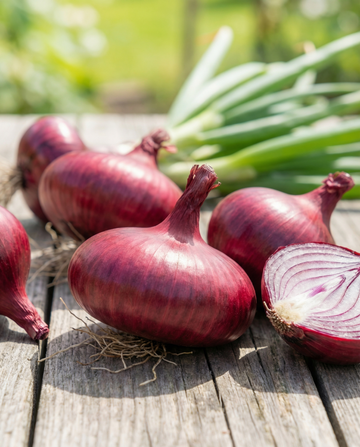 Sementes de cebola Noordhollandse Bloedrode (Allium cepa) – sementes de hortaliça anual da SeedsChoice