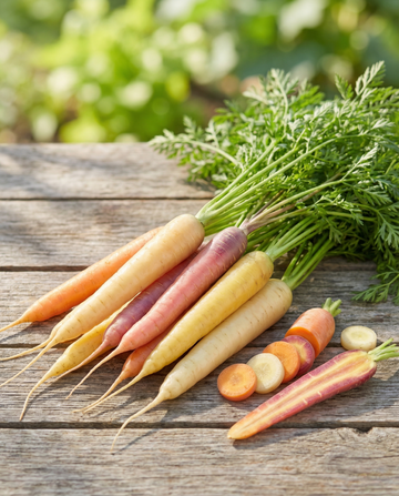 Zanahoria Rainbow Mix F1 (Daucus carota) – semillas de hortaliza anual de SeedsChoice