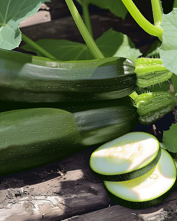Sementes de courgette trepadora Black Forest F1 (Cucurbita pepo) – trepadeira anual