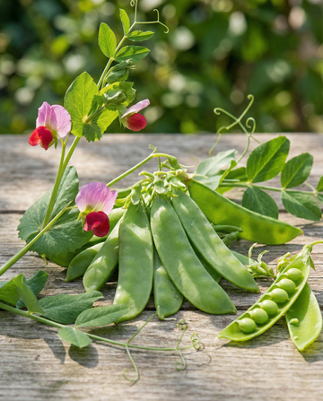 Ervilhas-doces Grijze Roodbloeiende (Pisum sativum) – sementes de hortaliça anual da SeedsChoice