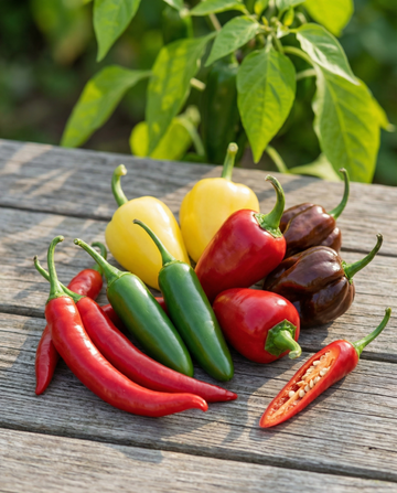 Semillas de pimiento Mixture Mix 5 Varieties (Capsicum annuum) – semillas de hortaliza anual de SeedsChoice