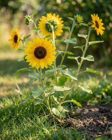 Girassol Henri Wilde (Helianthus annuus) – sementes de flor anual da SeedsChoice
