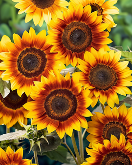 Sementes de Girassol Fantasy Helianthus Annuus Flor Anual 70 Cm
