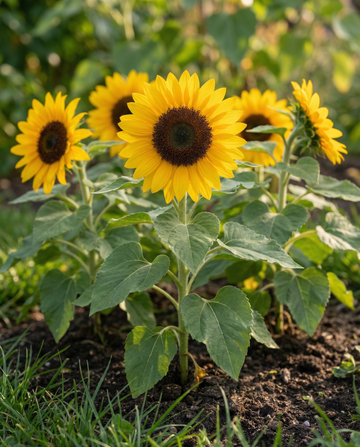 Girassol Pacino (Helianthus annuus) – sementes de flor anual da SeedsChoice