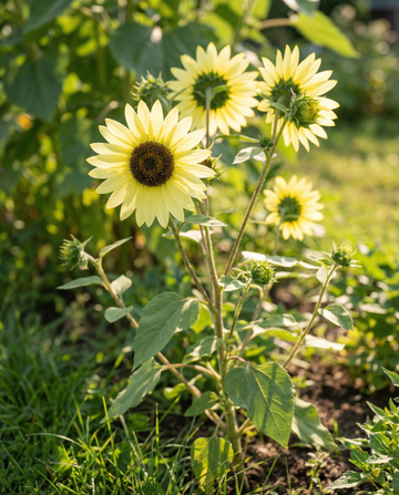 Girassol Lemon Queen (Helianthus annuus) – sementes de flor anual da SeedsChoice