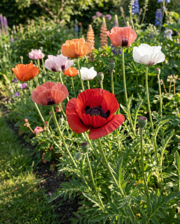 Mistura de Papoila Oriental (Papaver orientale) – sementes de flor perene da SeedsChoice