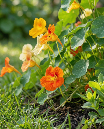 Nastúrcio Jewel Of Africa trepador (Tropaeolum majus) – sementes anuais trepador da SeedsChoice
