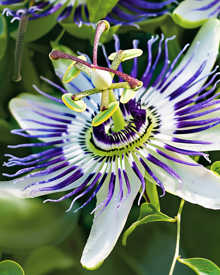 Sementes de trepadeira azul Flor-da-paixão (Passiflora caerulea) – trepadeira