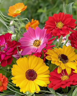 Semillas de flores para cortar Picking Flowers Seeds Colourful Bouquet Mix Annual Cut Flowers