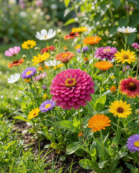 Flores de verão Endless Summer Mix Colourful Bouquets – sementes de flores anuais da SeedsChoice