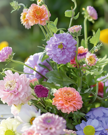 Summerflowers Stunning Pastel Mix Blooms seeds – annual flower
