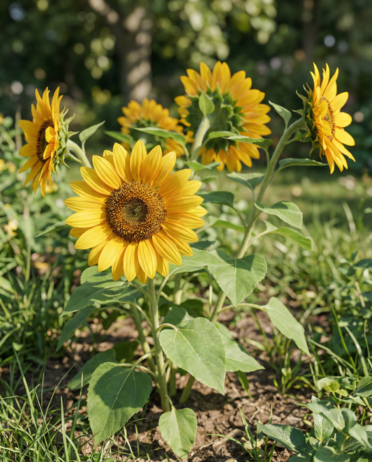 Girassol Sunlit Bouquet Mix 75cm (Helianthus annuus) – sementes de flor anual da SeedsChoice