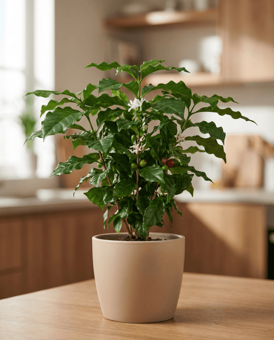 Café-arábico de interior (Coffea arabica) – sementes de planta de apartamento perene da SeedsChoice