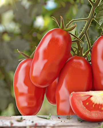 Sementes de tomate Super Roma (Solanum lycopersicum) – hortícola anual