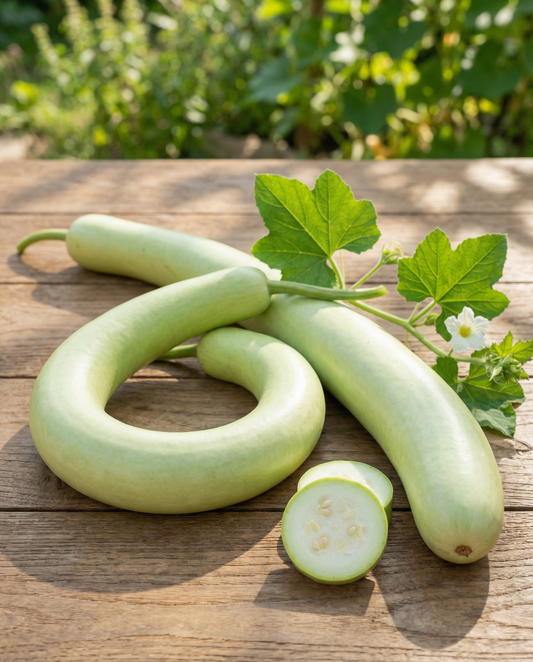 Calabaza italiana serpiente Cucuzzi (Lagenaria siceraria) – semillas anuales de SeedsChoice